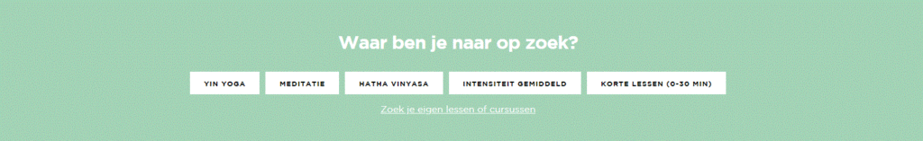 Practice platform categorien