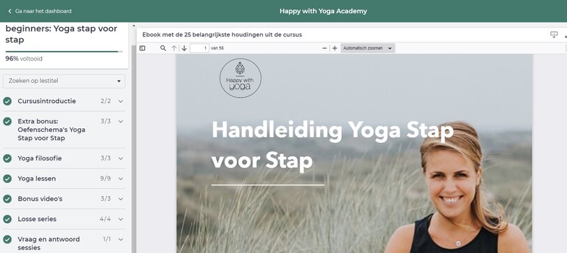 yoga stap voor stap e-book