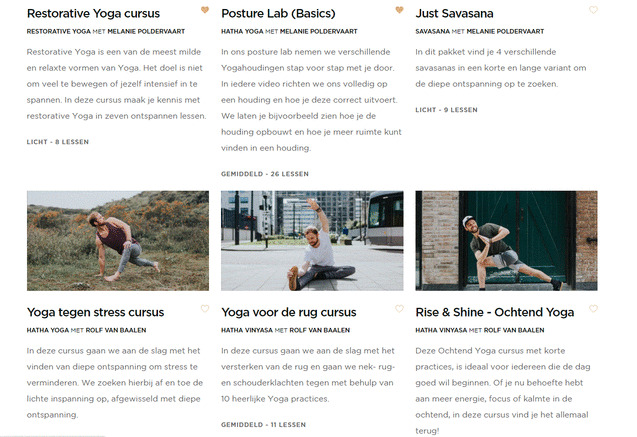 happy with yoga cursussen overzicht