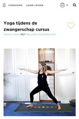 zwangerschapsyoga online screenshot