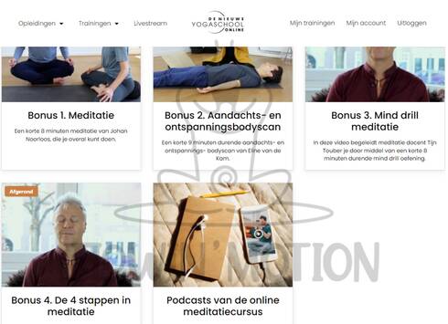meditatie cursus online bonus
