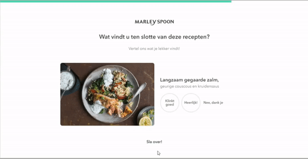 marley spoon smaakprofiel maken