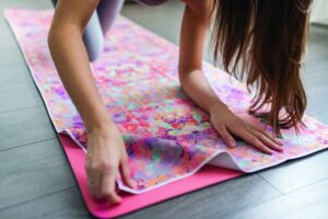 yoga handdoek antislip